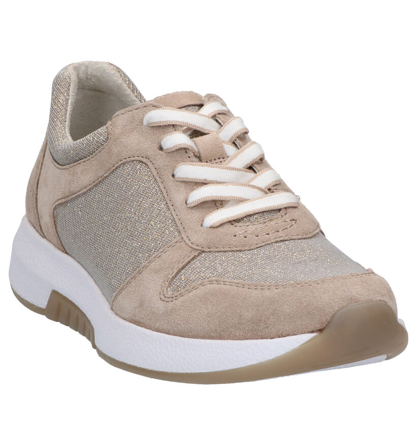 Gabor Rollingsoft Chaussures à lacets en Taupe en daim (271548)