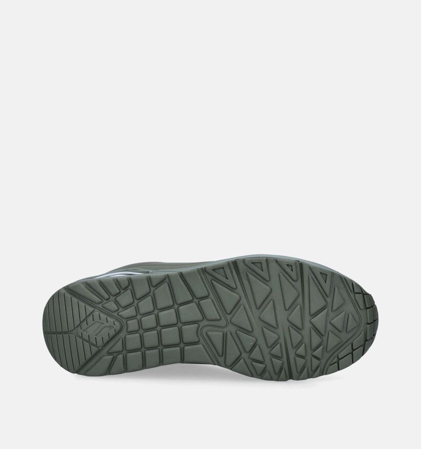 Skechers Uno Stand On Air Baskets en Vert pour filles, garçons (345238)