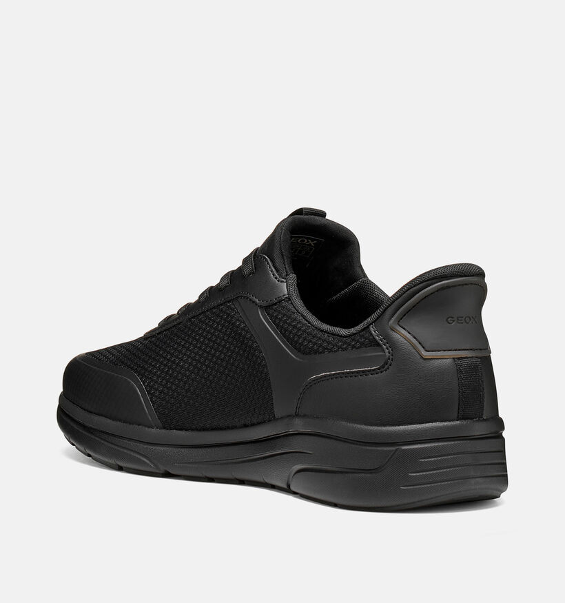Geox Klaiver Plus Zwarte Sneakers voor heren (377704) - geschikt voor steunzolen