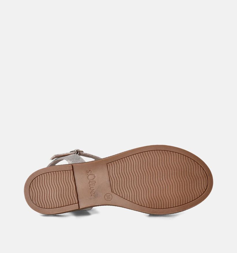 s.Oliver Sandalen Goud voor dames (353716)