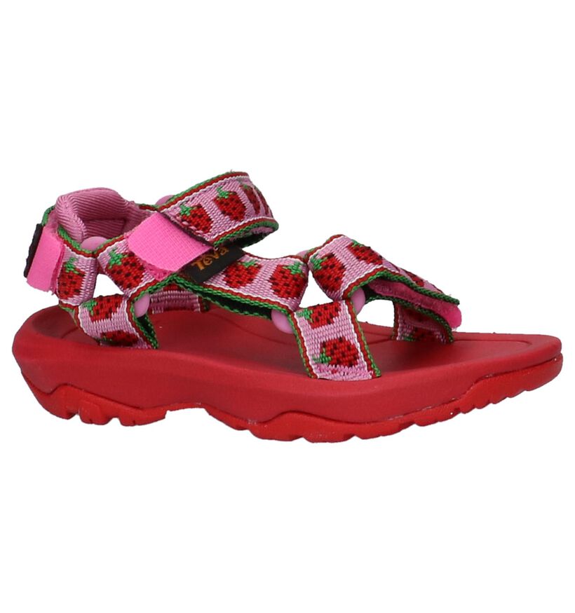 Teva Hurricane Sandales pour bébé en Rose en textile (212530)