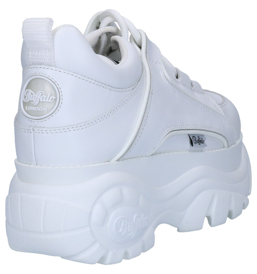 London Baskets basses en Blanc en cuir (240558)