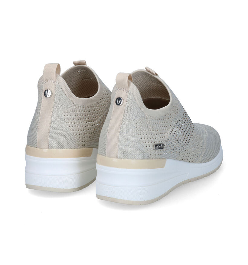 La Strada Beige Slip-On Sneakers voor dames (309645)