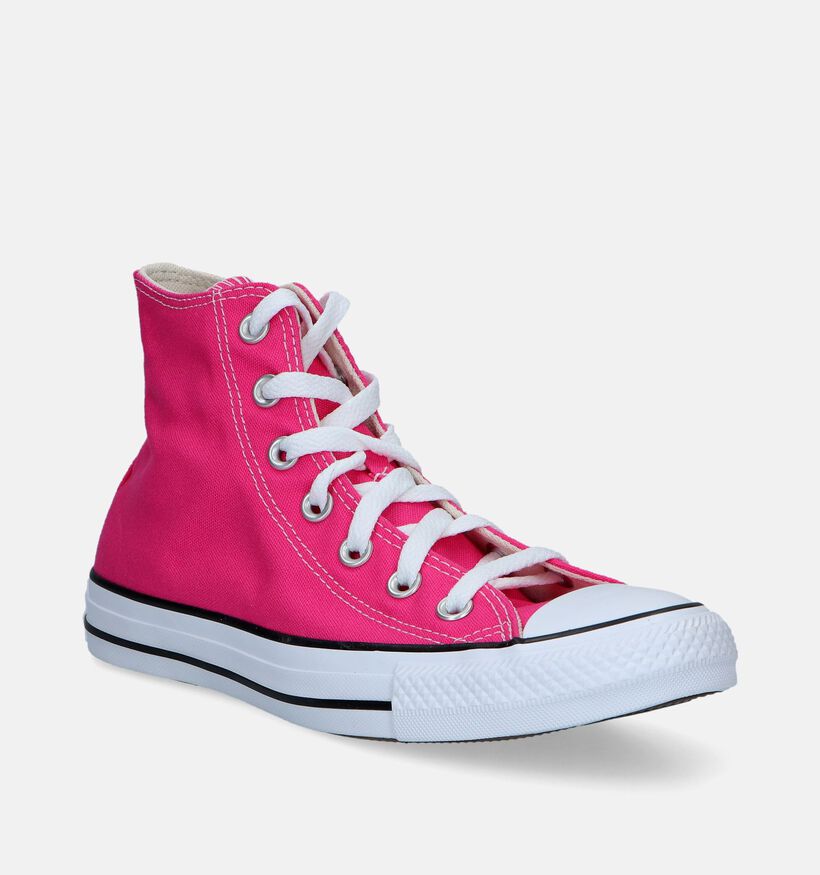 Converse CT All Star HI Baskets en Fuchsia pour femmes (341711)
