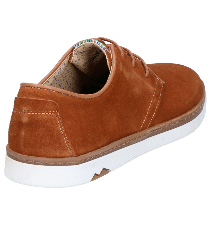 Borgo Sport Alonso Cognac Veterschoenen in daim (268600)