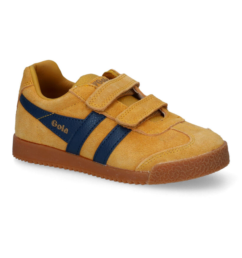 Gola Harrier Strap Blauwe Sneakers voor meisjes, jongens (335822)