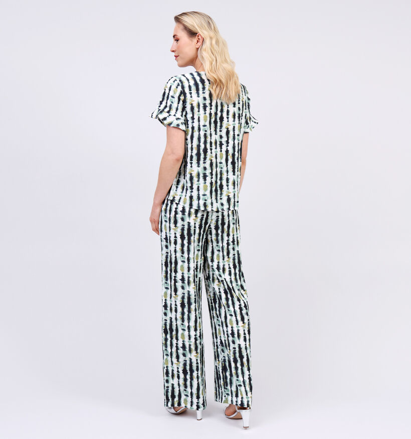Vila Bavina Groene Wijde broek voor dames (357337)