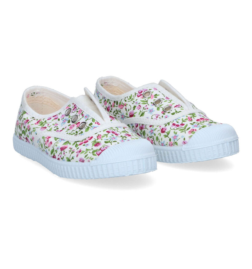 Cienta Slip-ons en Blanc pour filles (348702) - pour semelles orthopédiques