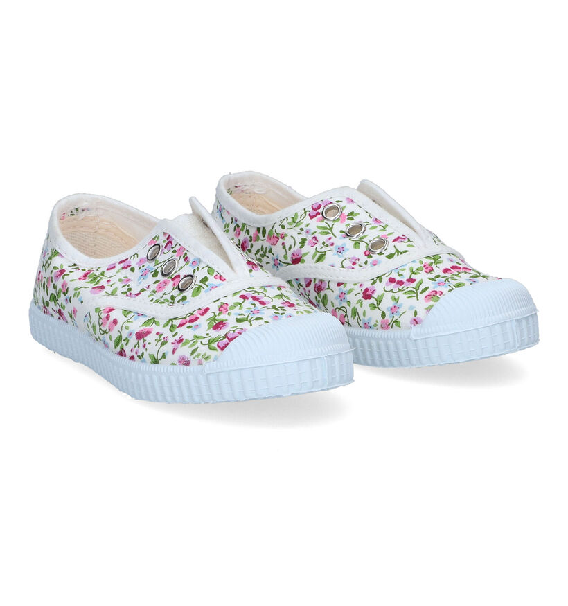 Cienta Slip-ons en Blanc pour filles (307970) - pour semelles orthopédiques