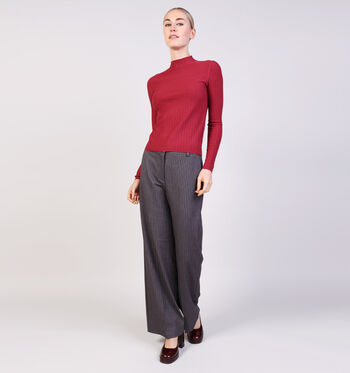 The Korner T-shirts Taupe/Rood