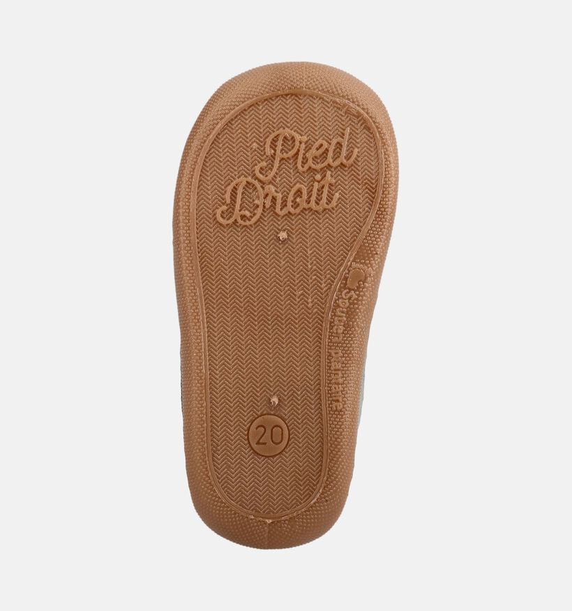 Milo & Mila Graff Groene Pantoffels voor jongens (381148) - geschikt voor steunzolen