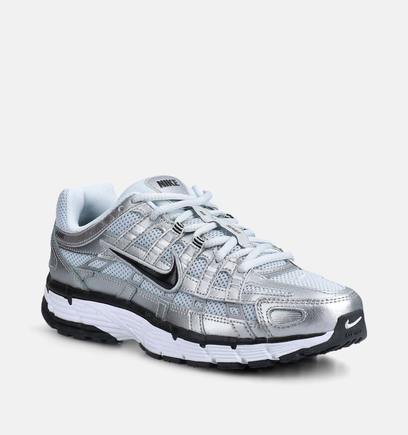 Nike P-6000 Baskets sportives en Argent pour femmes (372034) - pour semelles orthop&eacute;diques