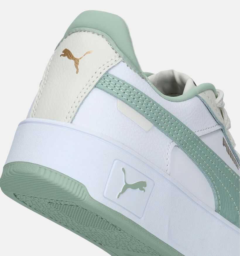 Puma Carina Street Witte Sneakers voor meisjes (350392) - geschikt voor steunzolen
