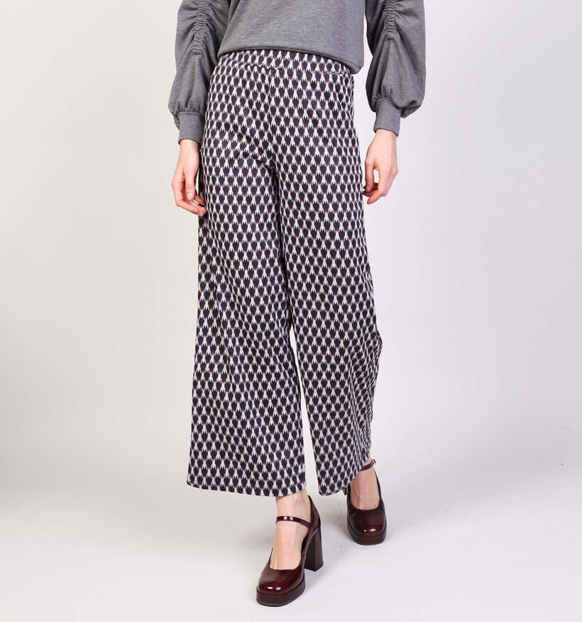 Vila Jacquard Zwarte Broek Vila Jacquard Zwarte Broek voor dames (366144)