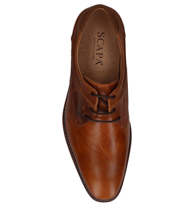 Scapa Chaussures habillées en Cognac en cuir (227391)