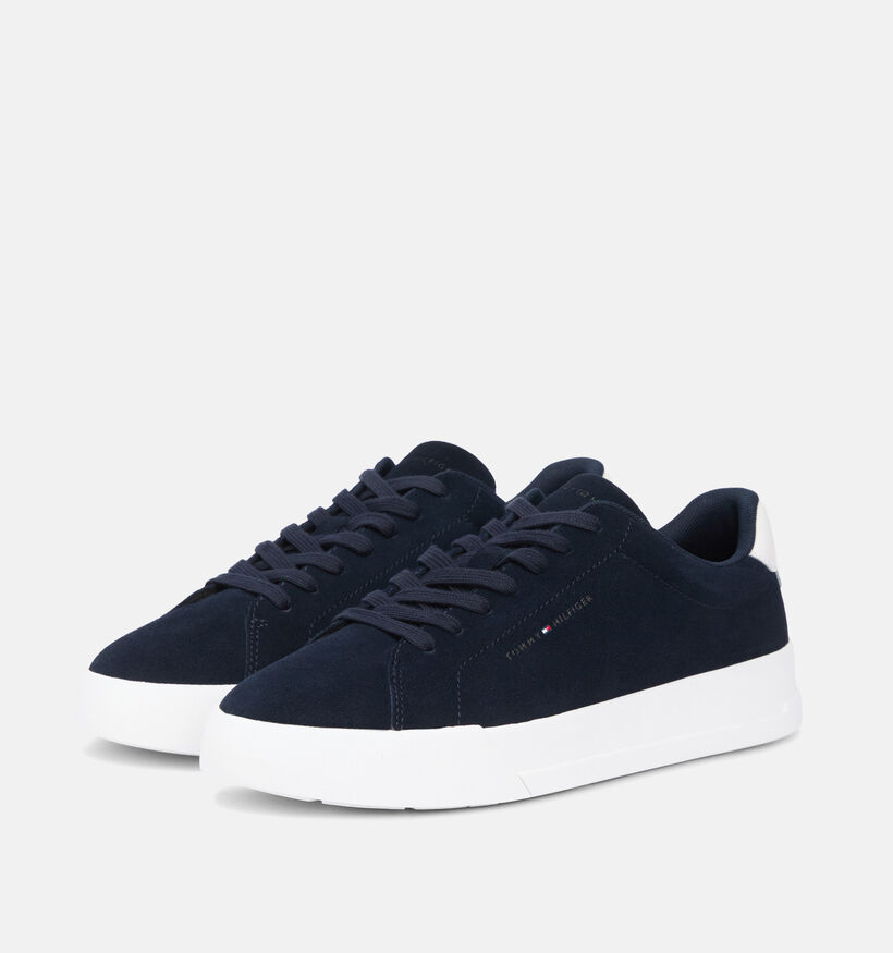 Tommy Hilfiger Court Suede Donkerblauwe Sneakers voor heren (366166) - geschikt voor steunzolen