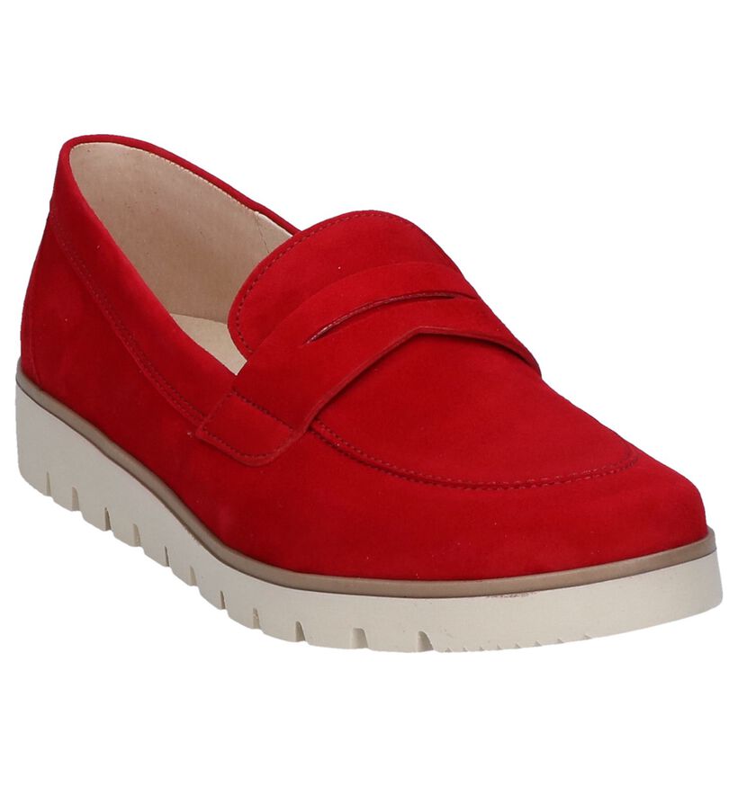 Best Fitting Loafers en Rouge en daim (245349)