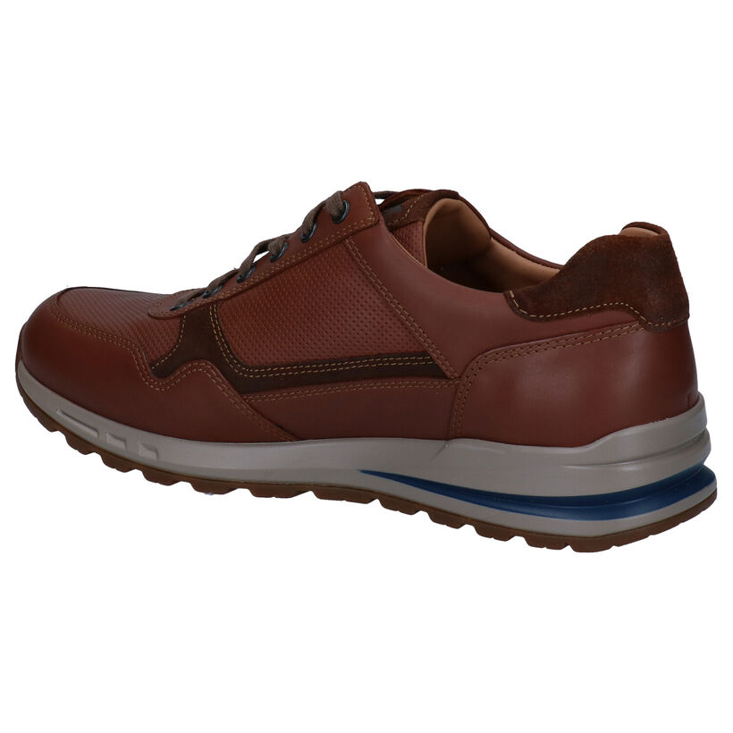 Mephisto Bradley Randy Cognac Veterschoenen voor heren (354624) - geschikt voor steunzolen
