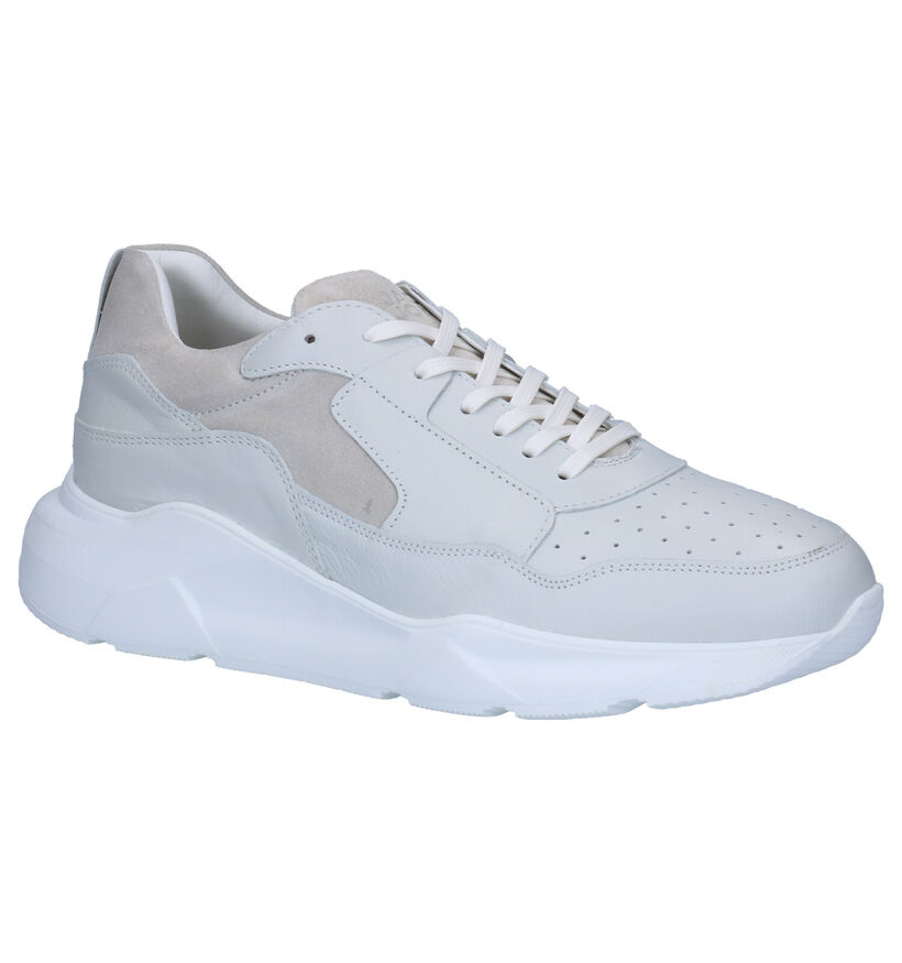 Jack & Jones Munki Baskets en Blanc en cuir (256069)