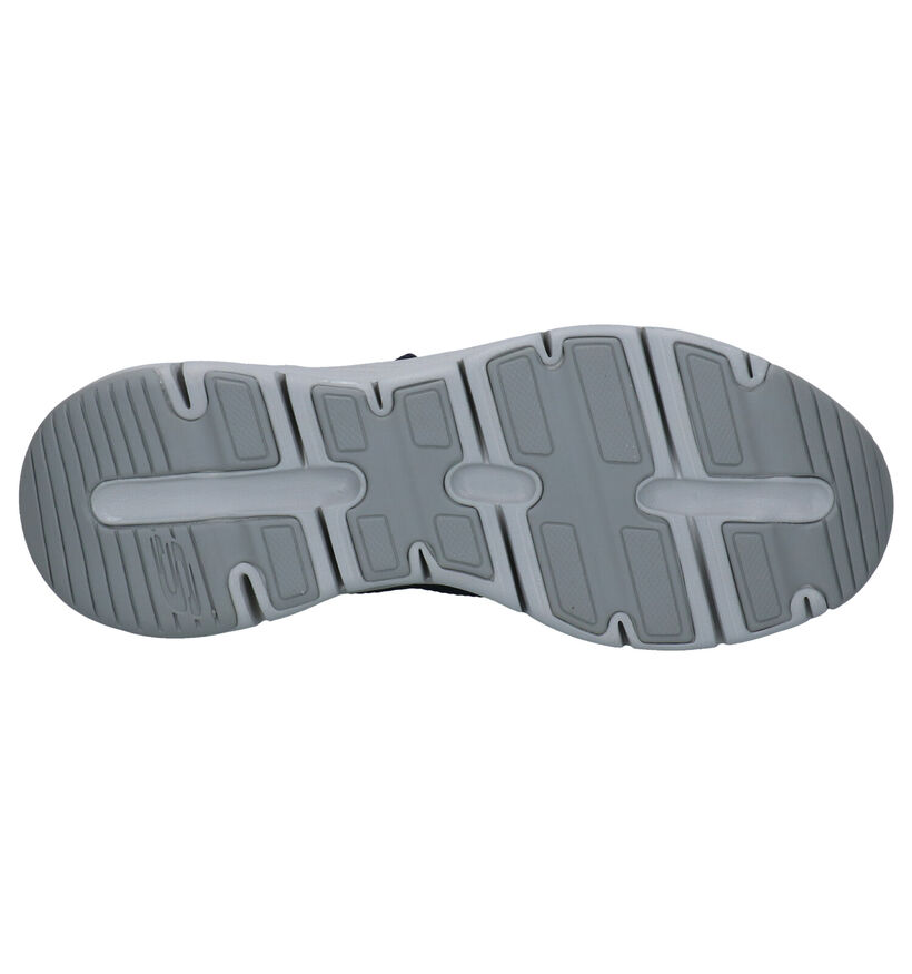 Skechers Arch Fit Blauwe Sneakers in stof (287001)