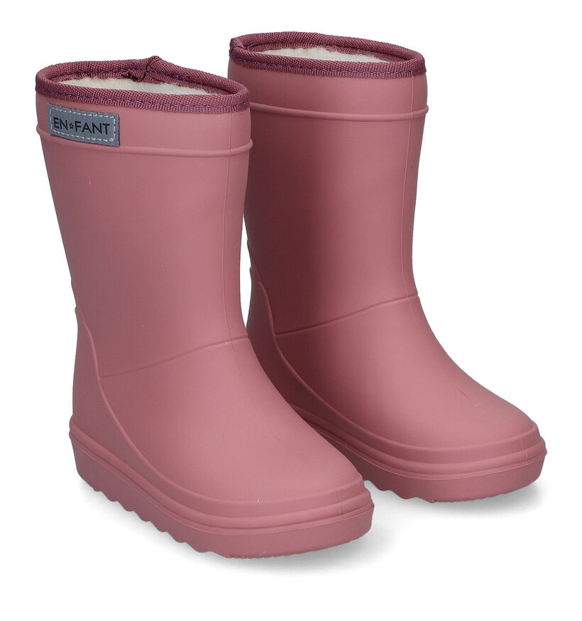 Enfant Bottes de pluie en Rose pour filles (312736)