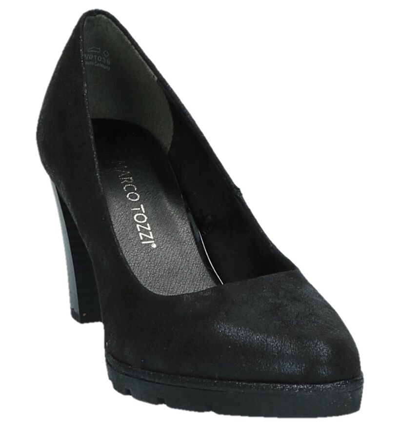 Bordeaux Klassieke Pumps Marco Tozzi in stof (226293)