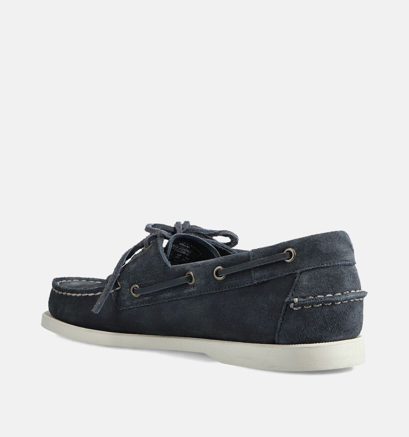 Sebago Dockside Portland Flesh Out Chaussures bateau en Bleu pour hommes (363896)