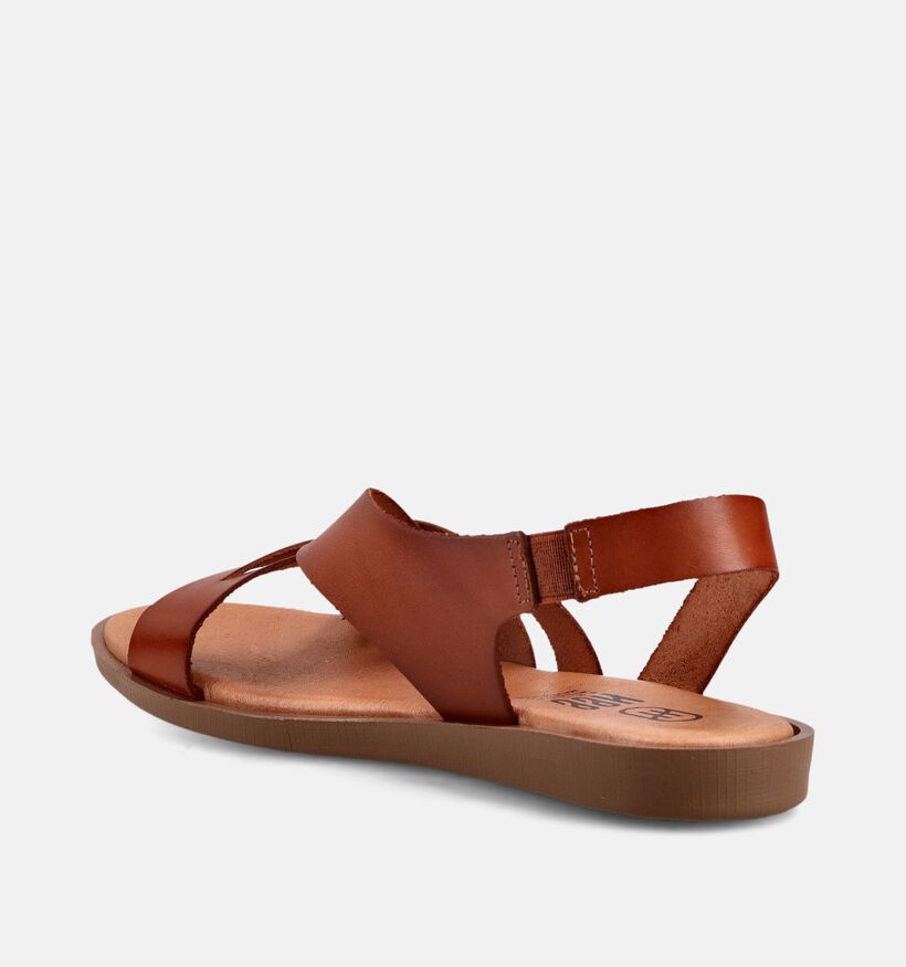Hee Cognac Sandalen voor dames (372491)