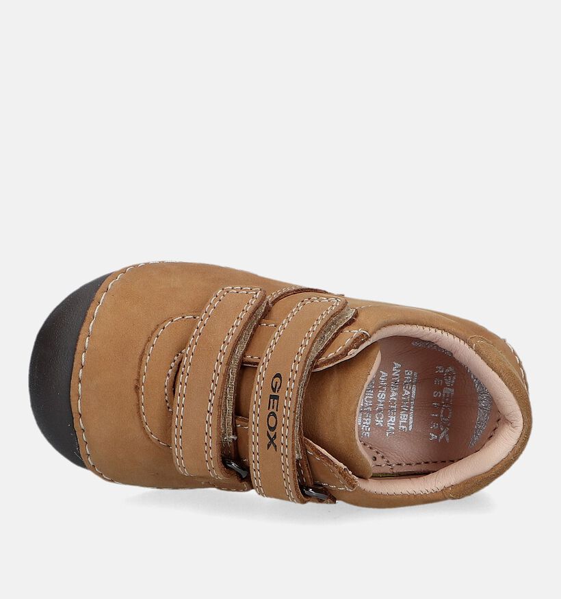 Geox Tutim Chaussures pour bébé en Cognac pour garçons (329874) - pour semelles orthopédiques