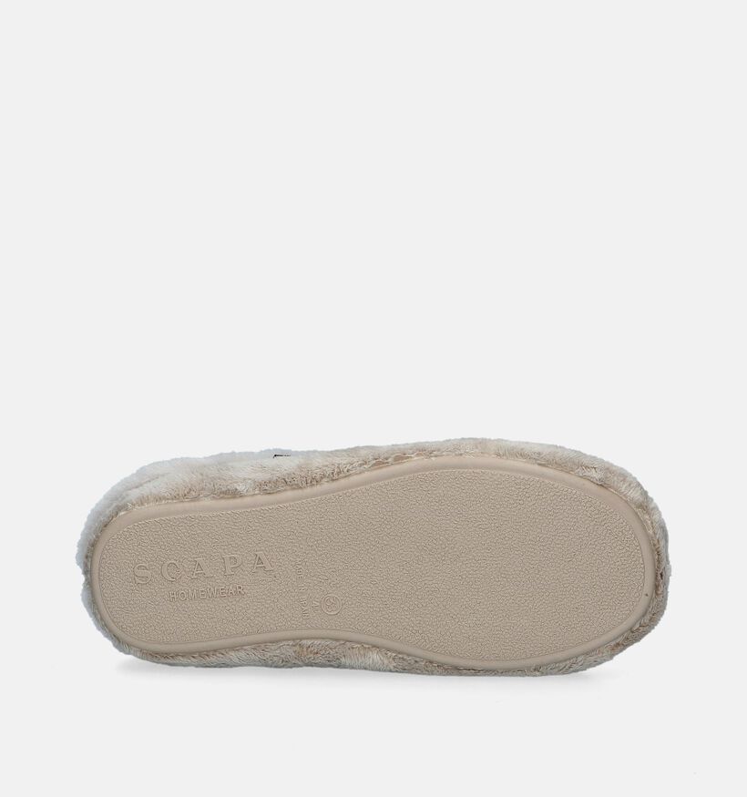 Scapa Pantoufles ouvertes en Beige pour femmes (347329)