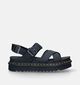 Dr. Martens Voss II Zwarte Plateausandalen voor dames (335040)