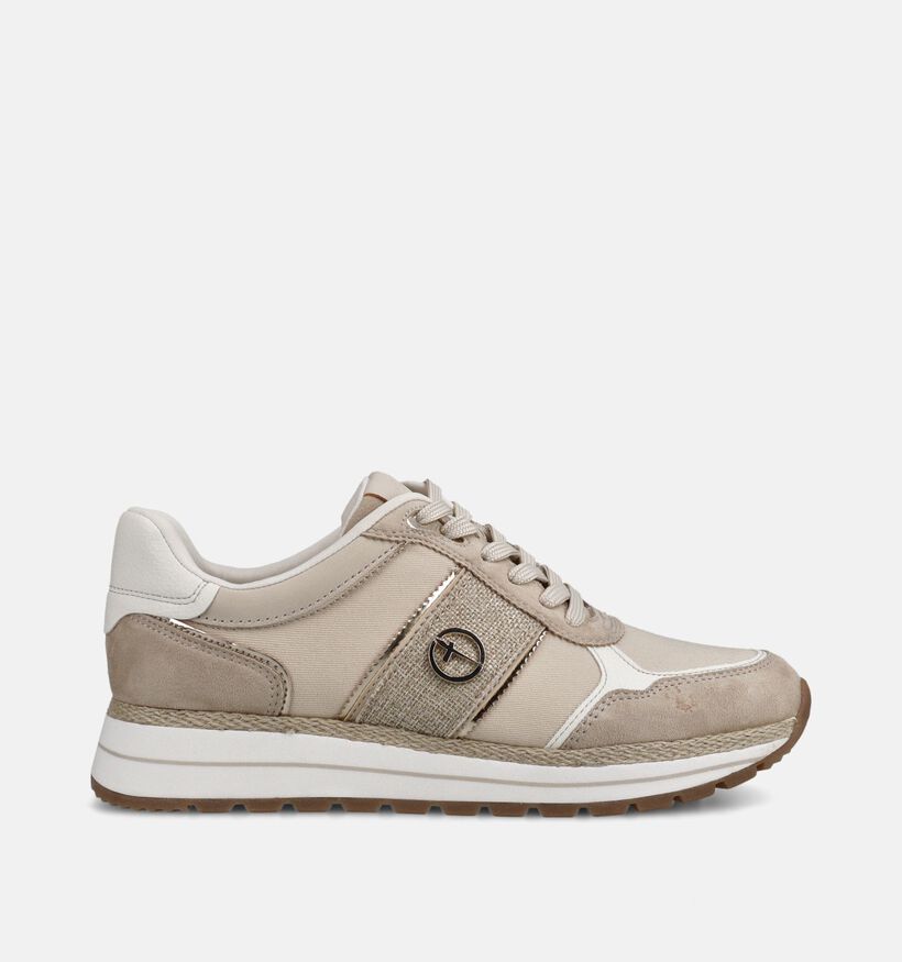 Tamaris Baskets habill&eacute;es en Camel pour femmes (367662) - pour semelles orthop&eacute;diques