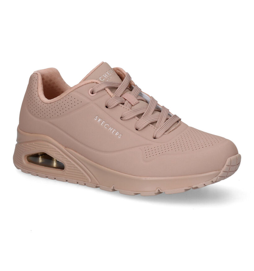 Skechers Uno Stand On Air Baskets en Noir pour femmes (350488)