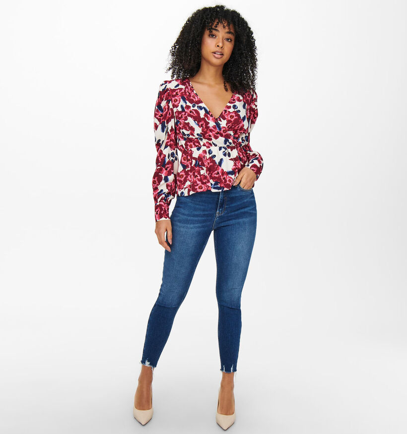 JDY True Rode Overslag Blouse (314619)
