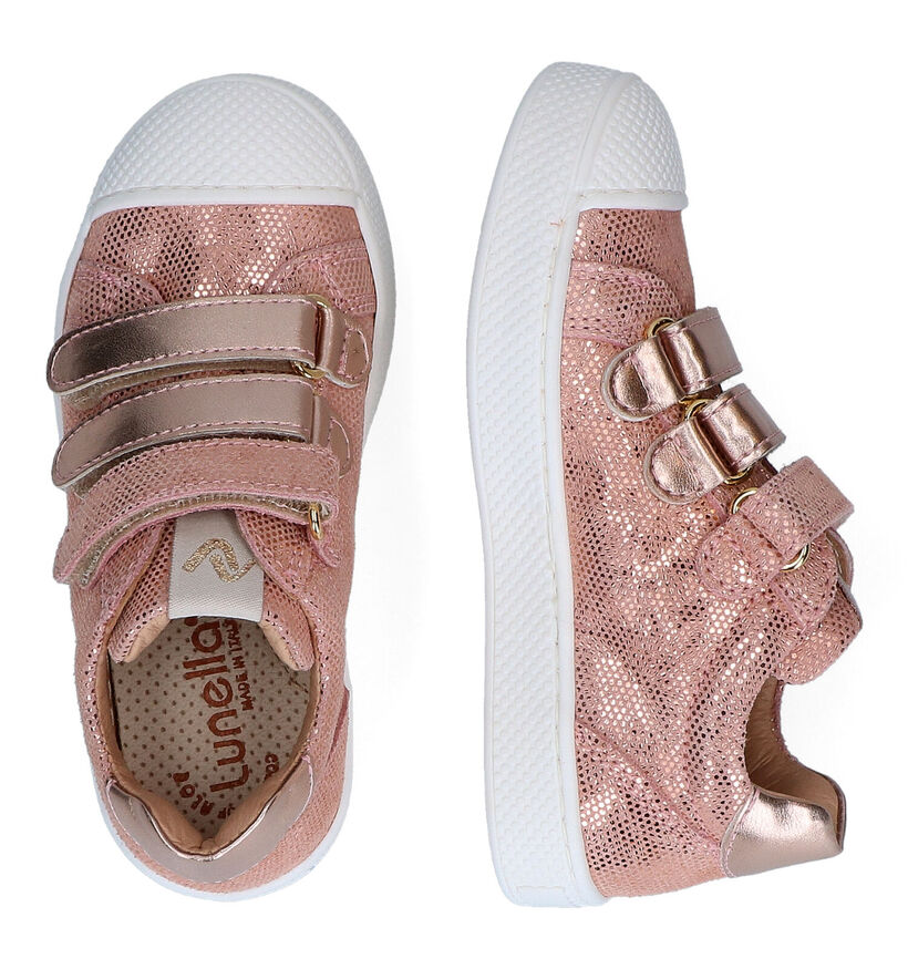 Lunella Roze Sneakers voor meisjes (302629) - geschikt voor steunzolen