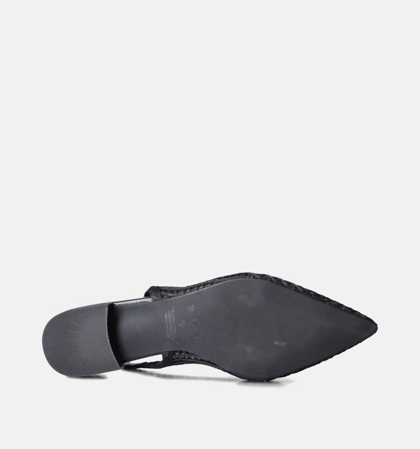 Valentina Ballerines slingback en Noir pour femmes (357667)