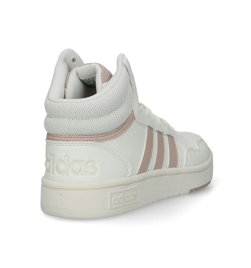 adidas Hoops 3.0 Mid Baskets en Écru pour femmes (324496)