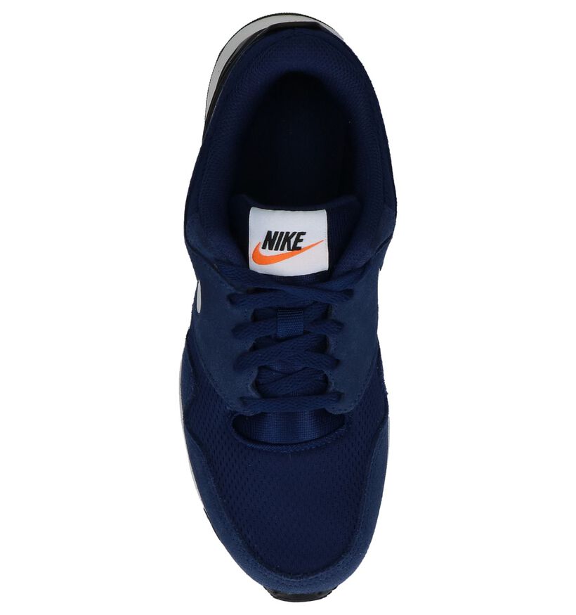 Nike Baskets basses en Bleu foncé en daim (219609)