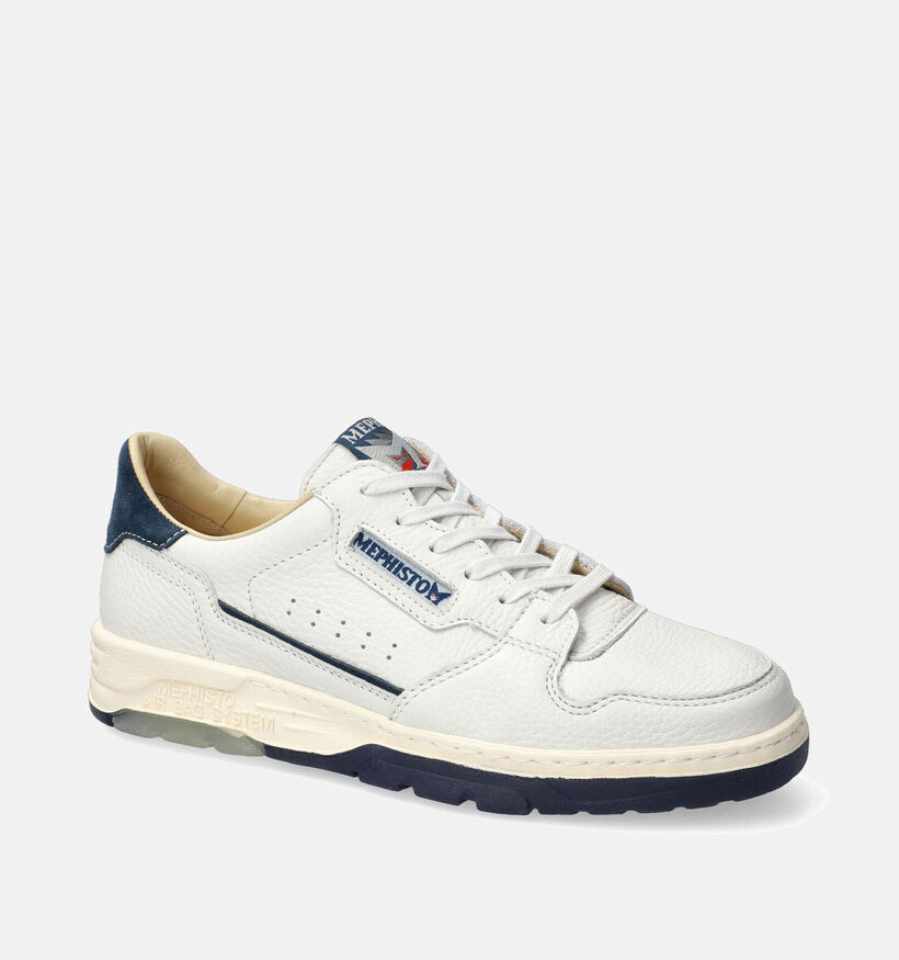 Mephisto Marius Oregon Witte Veterschoenen voor heren (355149) - geschikt voor steunzolen