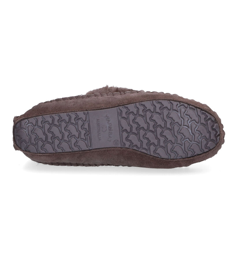Warmbat Barrine Pantoufles en Brun pour femmes (326091)