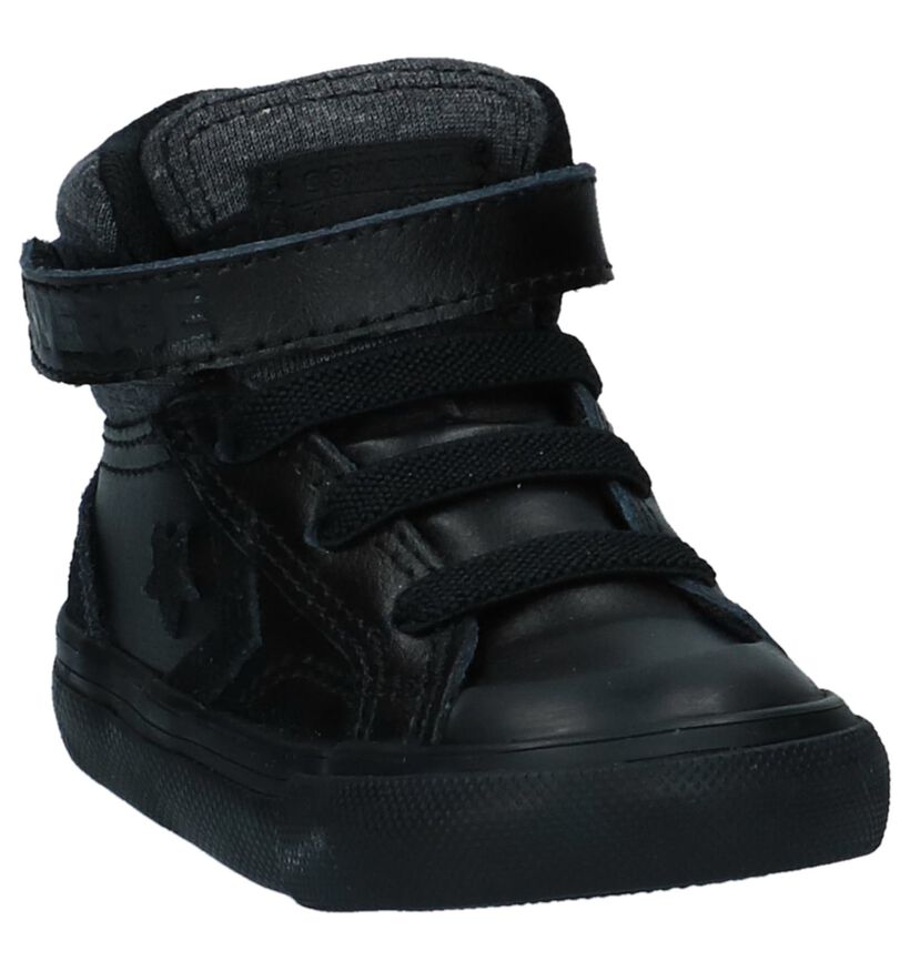 Converse Pro Blaze Strap HI Zwarte Sneakers voor jongens (293598) - geschikt voor steunzolen