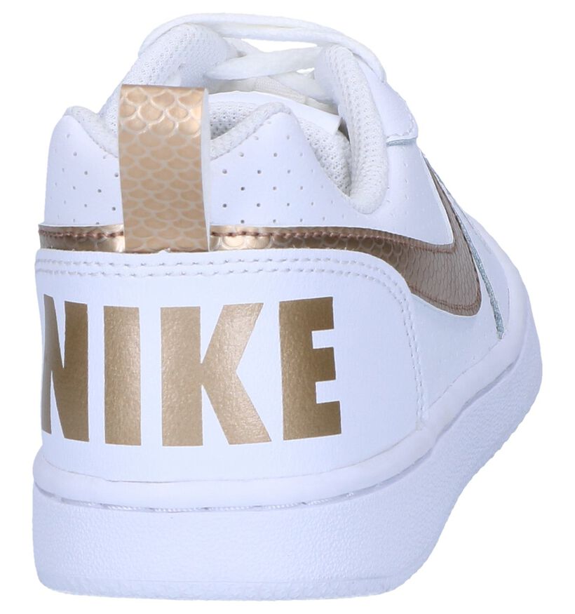 Witte Sneakers Nike Court Borough Low in kunstleer (249848)