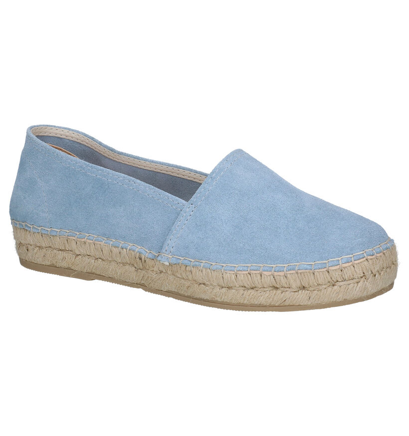 Macarena Elisa Blauwe Espadrilles in nubuck (289983)