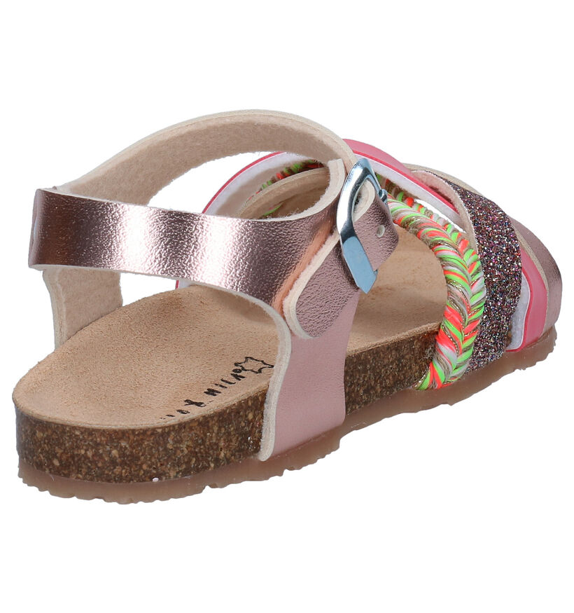 Milo & Mila Cognac Sandalen in kunstleer (309014)