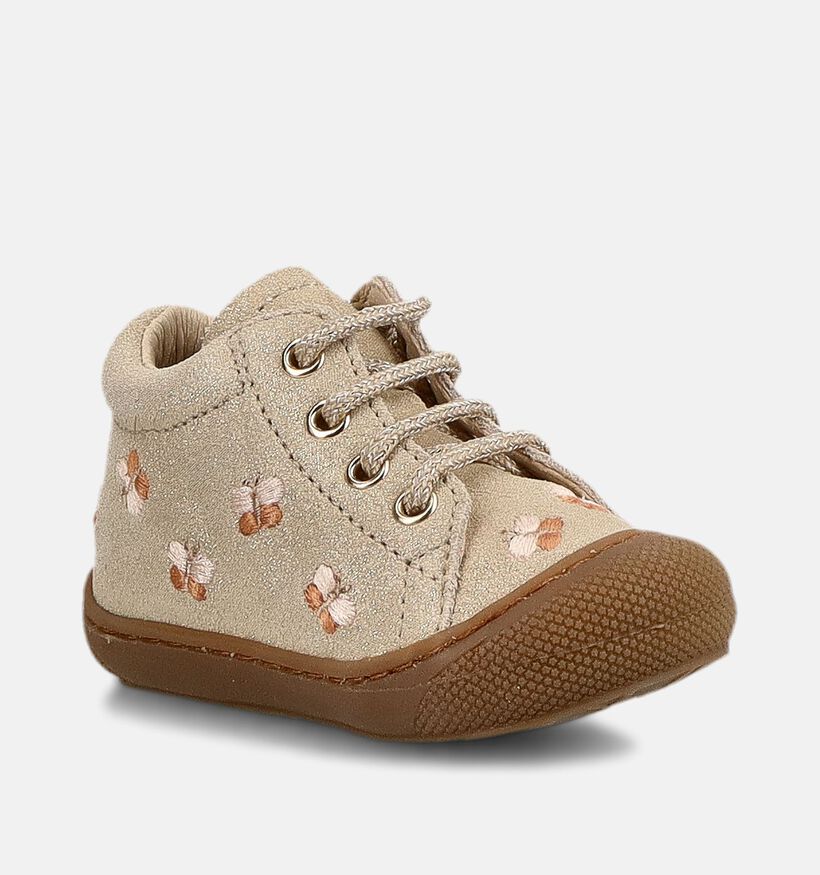 Naturino Cocoon Butterfly Chaussures b&eacute;b&eacute; en Or pour filles (380203) - pour semelles orthop&eacute;diques