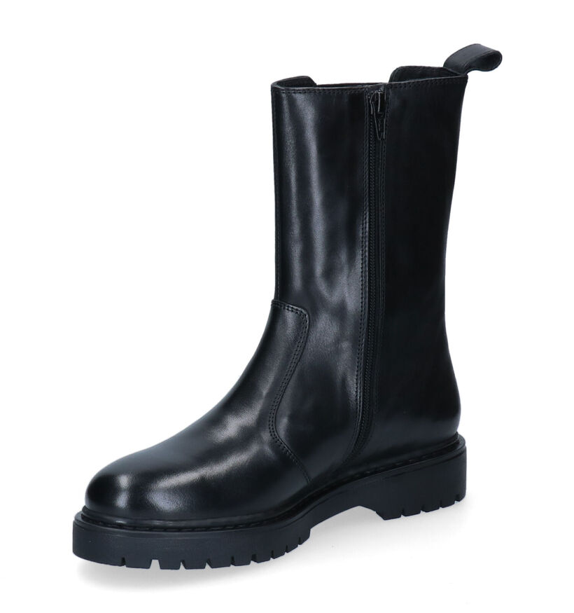 Geox Zwarte Chelsea Boots in leer (301063)