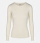The Korner Ecru T-shirt met Lange Mouwen voor dames (382181)