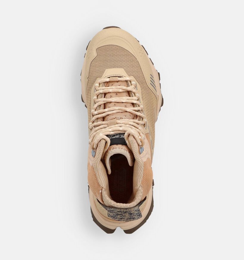 ICEPEAK Alei Beige Wandelschoenen voor dames (361849) - geschikt voor steunzolen