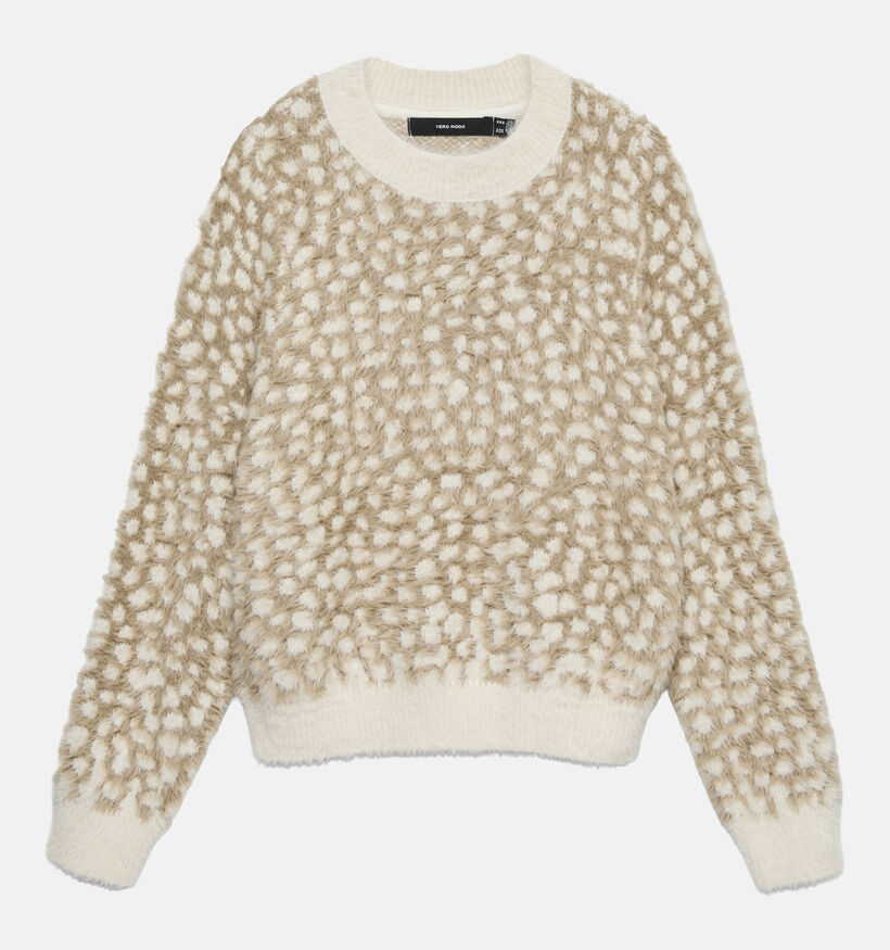 Vero Moda Jungle Pull en Marron pour femmes (377553)