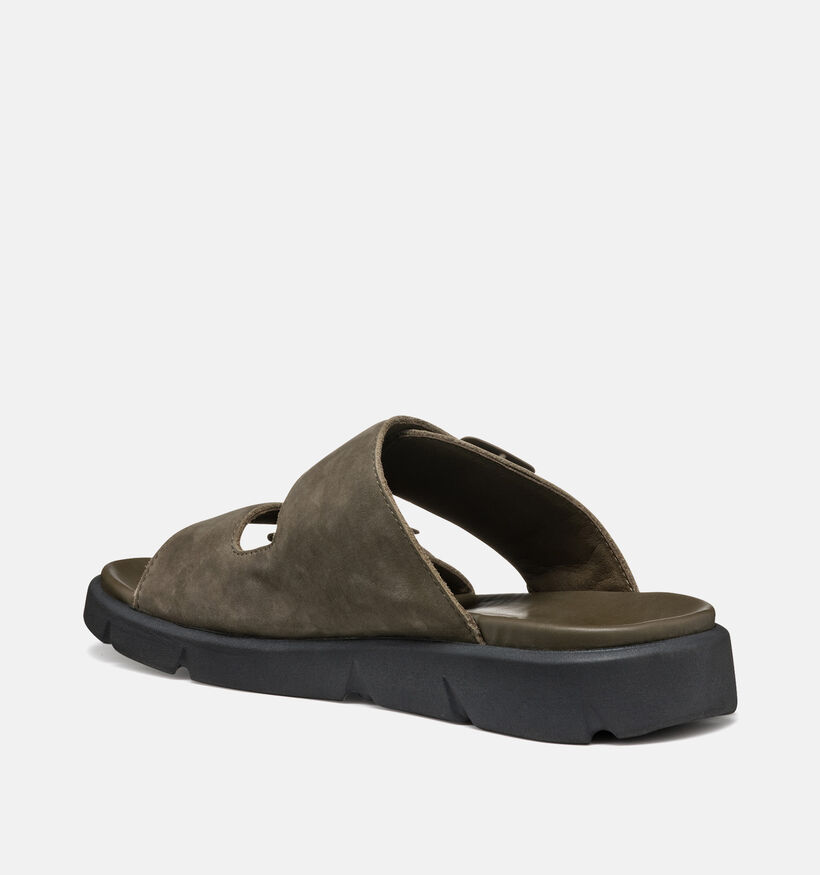 Geox Xand 2s Nu-pieds en Vert Khaki pour hommes (353841)